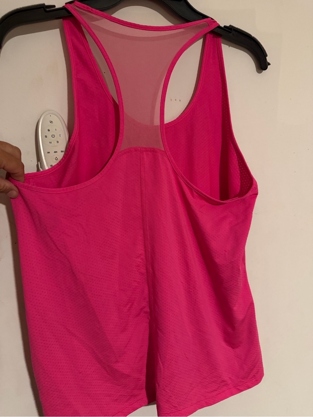 LG Hot Pink Racerback Performance Tank Top - Picture 5 of 7